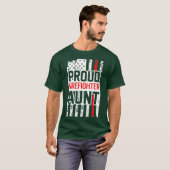 姪誇りを持ったの支援のための消防士の叔母 Tシャツ (正面フル)