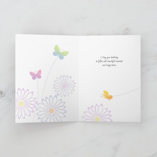 姪誕生日カード カード (内部)