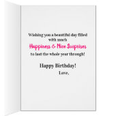 姪誕生日ラブフローラハートバルーン (内側 (右))