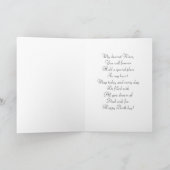 姪/ハッピーバースデー – 蝶 カード (内部)