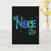 **姪**特別な姪と特別誕生日 カード (黄色い花)