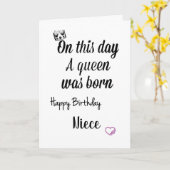 **姪**特別な姪と特別誕生日 カード (黄色い花)