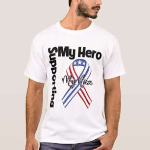 姪-私の英雄を支えている軍隊 Tシャツ