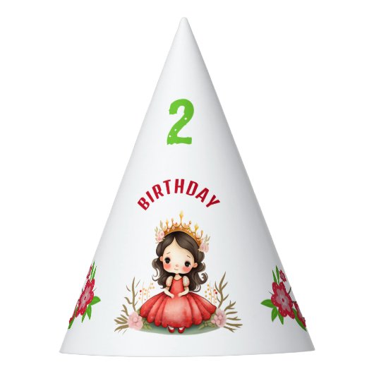 姫様 パーティーハット (正面)