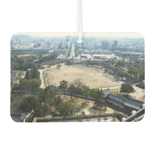 姫路城からの眺め カーエアーフレッシュナー (正面)