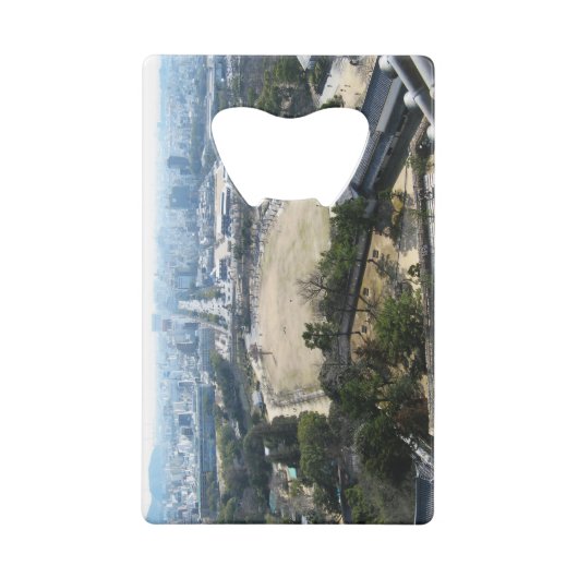 姫路城からの眺め クレジットカード栓抜き (裏面)