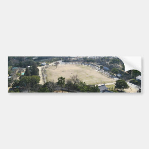 姫路城からの眺め バンパーステッカー