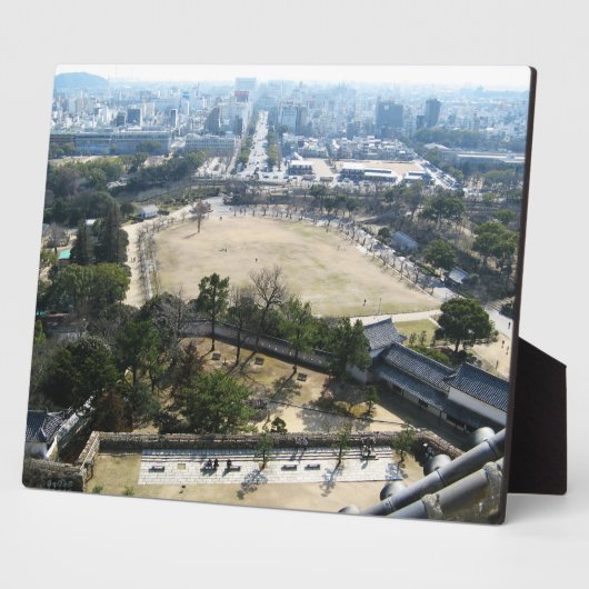 姫路城からの眺め フォトプラーク (側面)