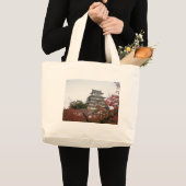 姫路城を旅する ラージトートバッグ (正面(商品))