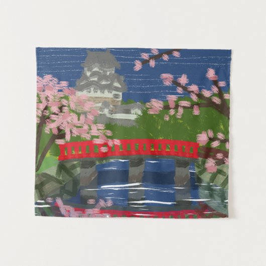 姫路城川 タペストリー (正面(横))