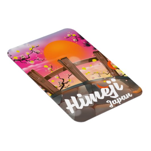 姫路日本の花のポスター。 マグネット (右側)