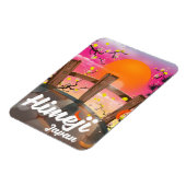 姫路日本の花のポスター。 マグネット (左側)