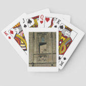 姿が付いている入口の正面の模造の窓 トランプ (裏面)