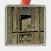 姿が付いている入口の正面の模造の窓 メタルオーナメント (正面)