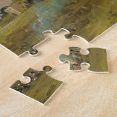 姿が付いているHampsteadのヒースの眺めは、boを円形にします ジグソーパズル (側面)