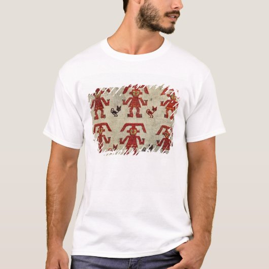 姿が付いているLambayequeの生地のサンプル Tシャツ (正面)
