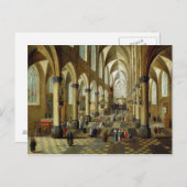 姿が教会のインテリアに集まる ポストカード (正面/裏面)