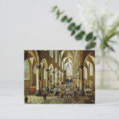 姿が教会のインテリアに集まる ポストカード (スタンド正面)