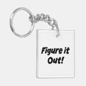 「姿だ！」 フレーズ キーホルダー (正面左)