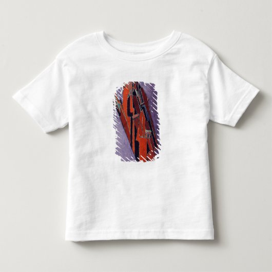 姿の勉強-彫刻のためのデザイン トドラーTシャツ (正面)