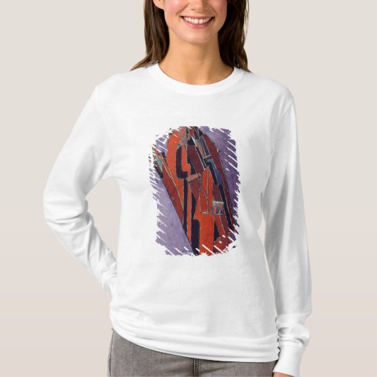 姿の勉強-彫刻のためのデザイン Tシャツ (正面)