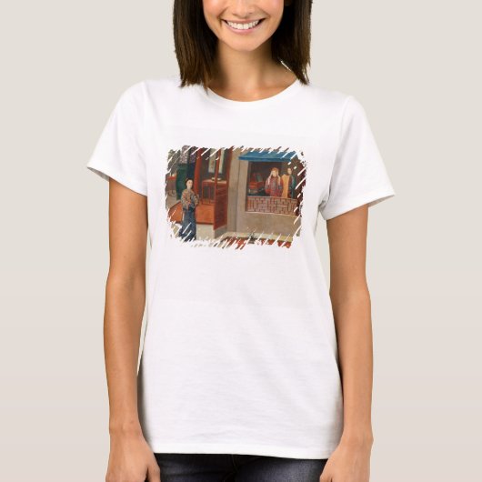 姿の化粧室インテリア Tシャツ (正面)