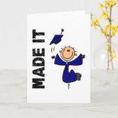 姿の卒業を付けさせますそれに カード (黄色い花)