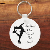 姿カスタムスケーターギフト キーホルダー (正面)