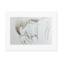 姿スケッチスケッチ葉書