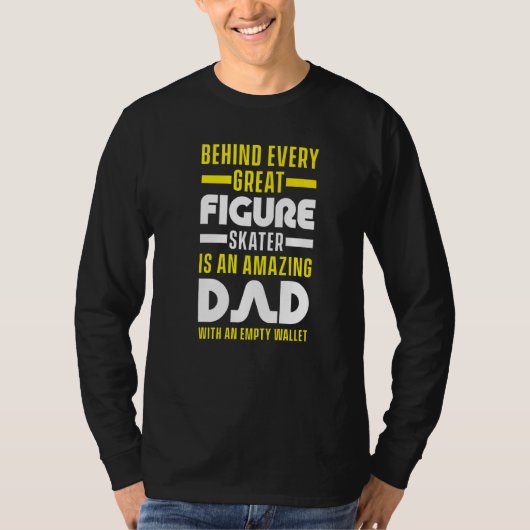 姿スケーターアイススケートで滑るスケートチーム7 Tシャツ (正面)
