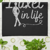 姿スケーターブレードタオルインライフシルバー キッチンタオル (折り畳み)