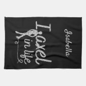 姿スケーターブレードタオルインライフシルバー キッチンタオル (横)