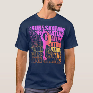 姿スケーター姿スケートで滑るクラブスポーツガールアイス1 Tシャツ