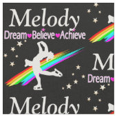 姿スケーター·ドリームパーソナライズされたス織物 ファブリック (クローズアップ)