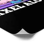 姿スケーターIアクセルアロテルアイススケートで滑るアクソロテル ポスター (角)