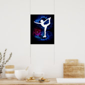 姿スケーターonテクニカラーアイス ポスター (キッチン)