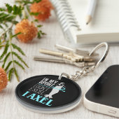 姿スケートで滑るインマイスポーツIアクセルメンズボーイズ キーホルダー (正面右)