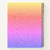 姿スケートで滑るグリッター及びボウノートブック ノートブック