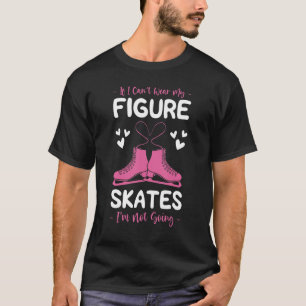 姿スケートで滑るシューズアイススケーターインストラクタースケート Tシャツ
