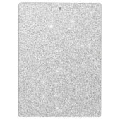 姿スケートで滑るシルバースパークル クリップボード (裏面)