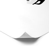 姿スケートで滑るスケート ポスター (角)