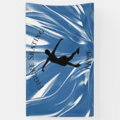 姿スケートで滑るバナーお名前！ 横断幕 (縦)