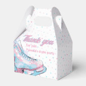 姿スケートで滑るパーティー フェイバーボックス (正面サイド)