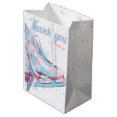 姿スケートで滑るパーティー ミディアムペーパーバッグ (裏面アングル)