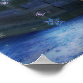 姿スケートで滑るポスター ポスター (角)