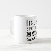 姿スケートで滑るママ2 コーヒーマグカップ (正面左)