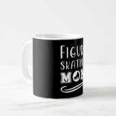 姿スケートで滑るママ コーヒーマグカップ (正面左)