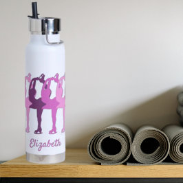 姿スケートで滑る同期グルカラフループ ウォーターボトル