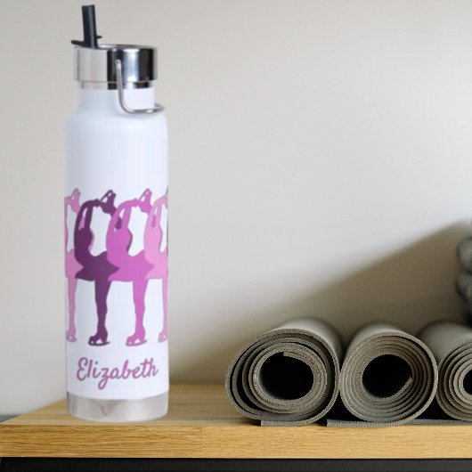 姿スケートで滑る同期グルカラフループ ウォーターボトル