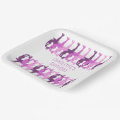 姿スケートで滑る同期化群パーソナライズされた ペーパープレート (傾斜あり)